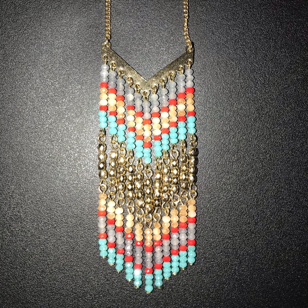 Premier Designs Multi-Colored Beaded Necklace - image 1
